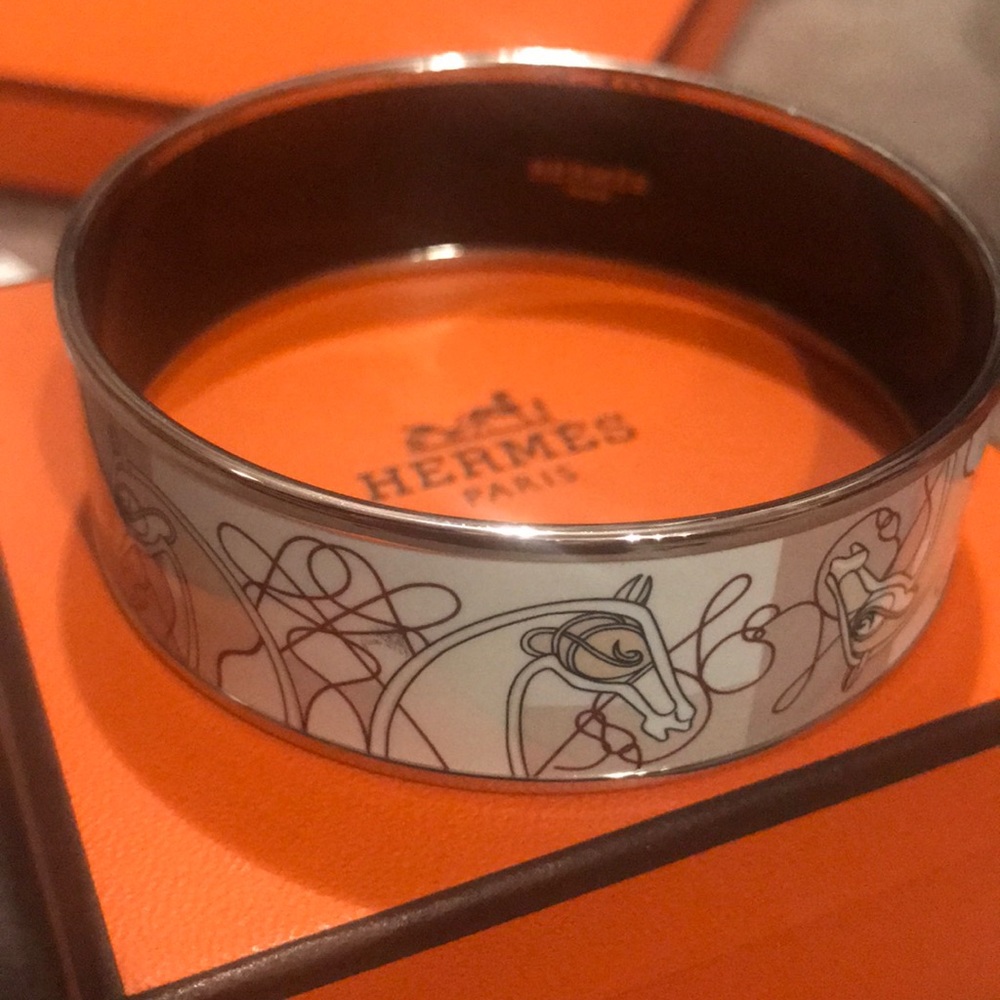 Hermès horse bracelet WIDE - Picture 2 of 4